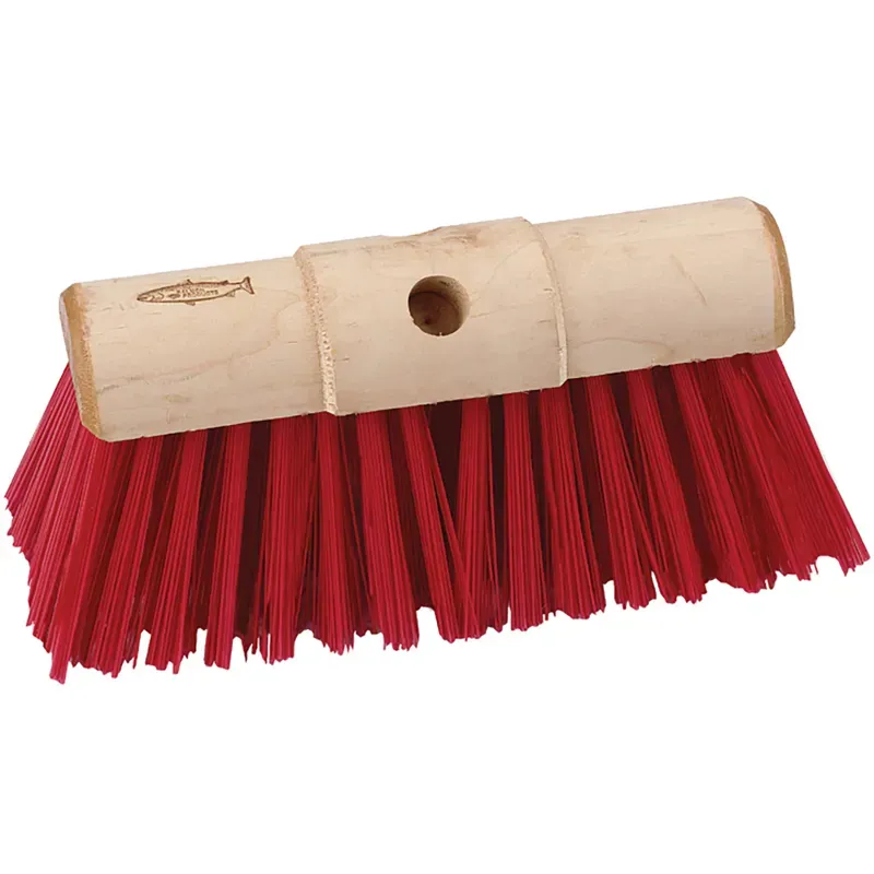 Hillbrush PVC 13in Yard Broom Head in Red