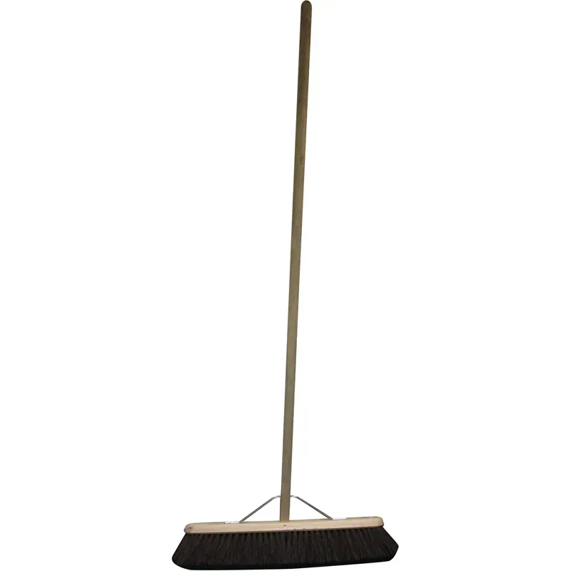 Hillbrush FHS 24 inch Gumati Fibre 24 H1/5 Platform Broom with Handle