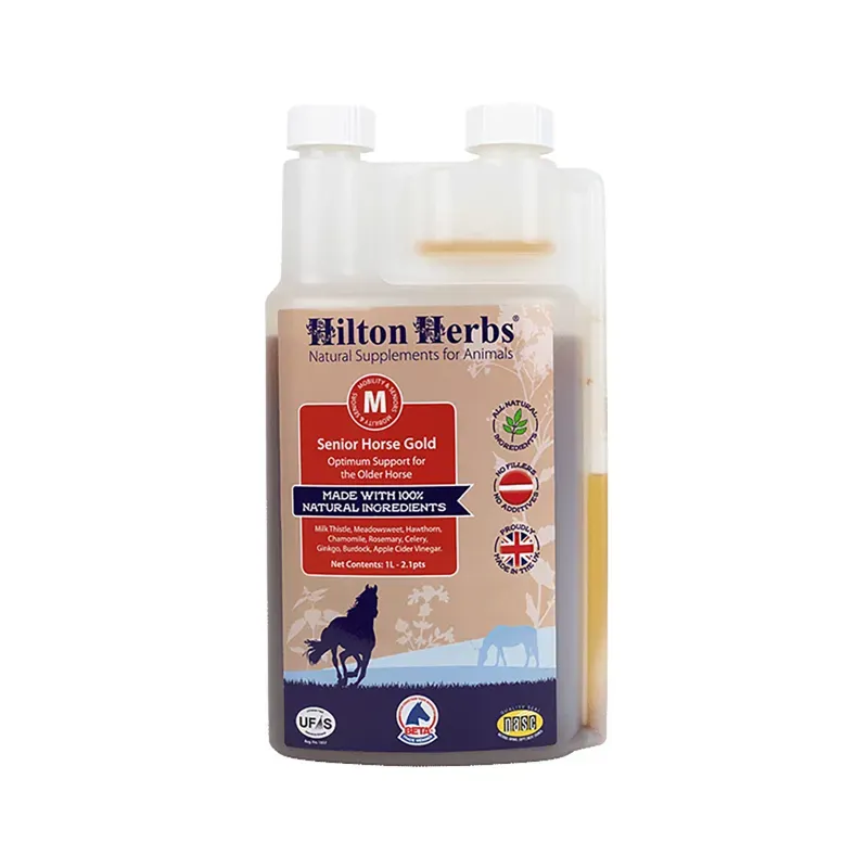 Hilton Herbs 1lt Senior Horse Gold Supplement in Brown