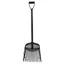 Harold Moore Shavings Fork with Extended D-Grip Handle in Black