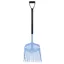 Harold Moore Shavings Fork with Extended D-Grip Handle in Blue
