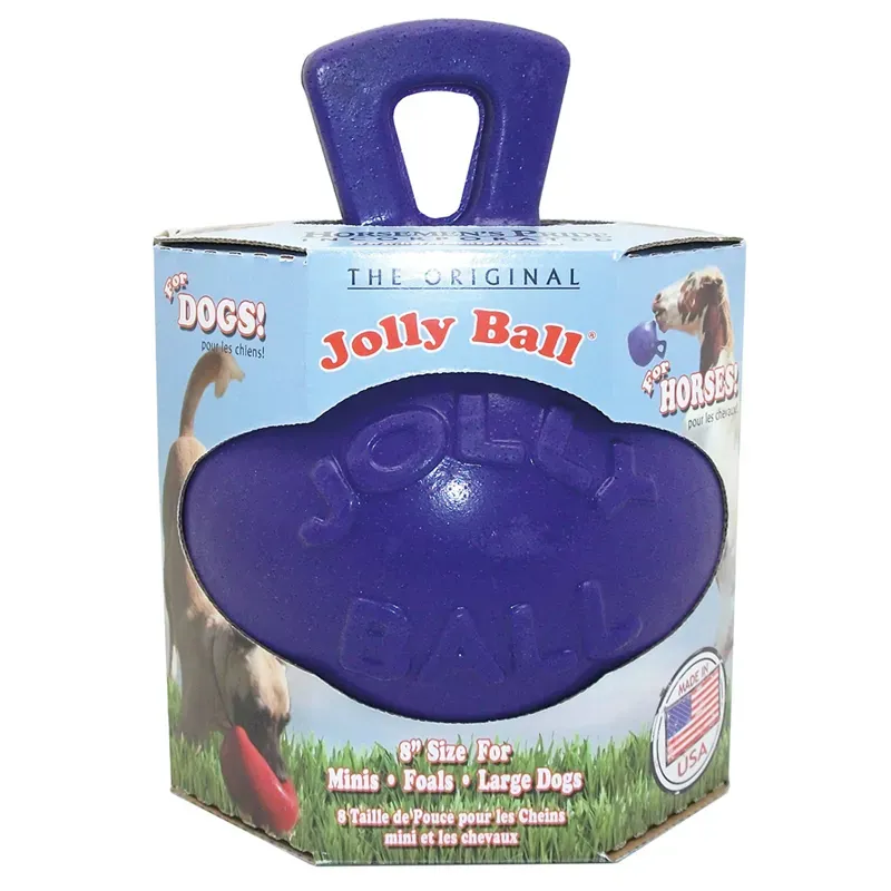 Horsemens Pride Jolly Pets Dual 8in Jolly Ball in Purple