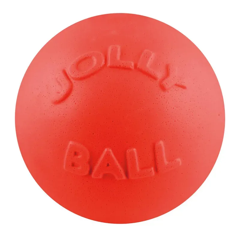 Horsemens Pride Jolly Pets Bounce-N-Play 8in Jolly Ball in Orange