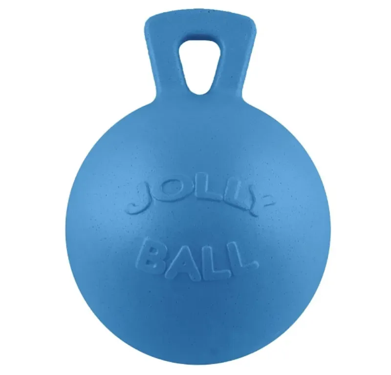 Horsemen's Pride 10-inch Jolly Ball in Blueberry Scented Blue