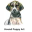 Kevin Milner Countryside Cards in Hound Puppy