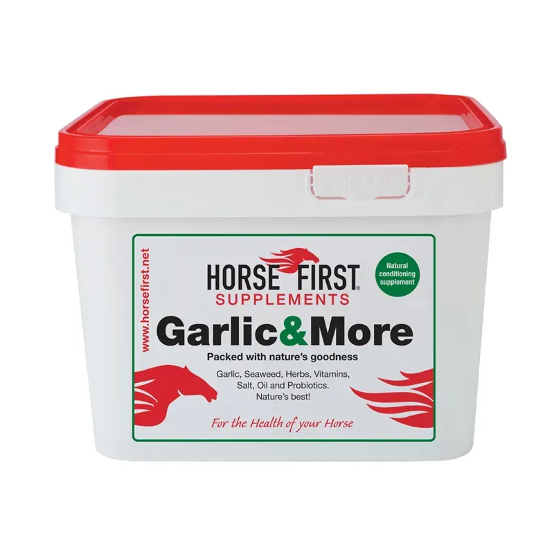 Horse First 4kg Garlic and More Supplement in White