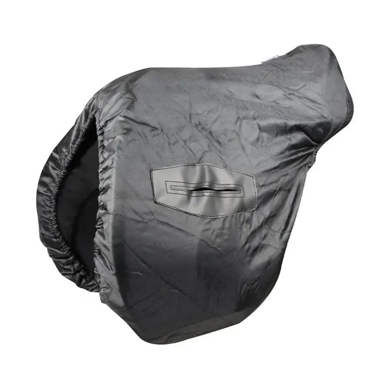 Hy Equestrian Fleece Lined Waterproof Ride On Saddle Cover in Black