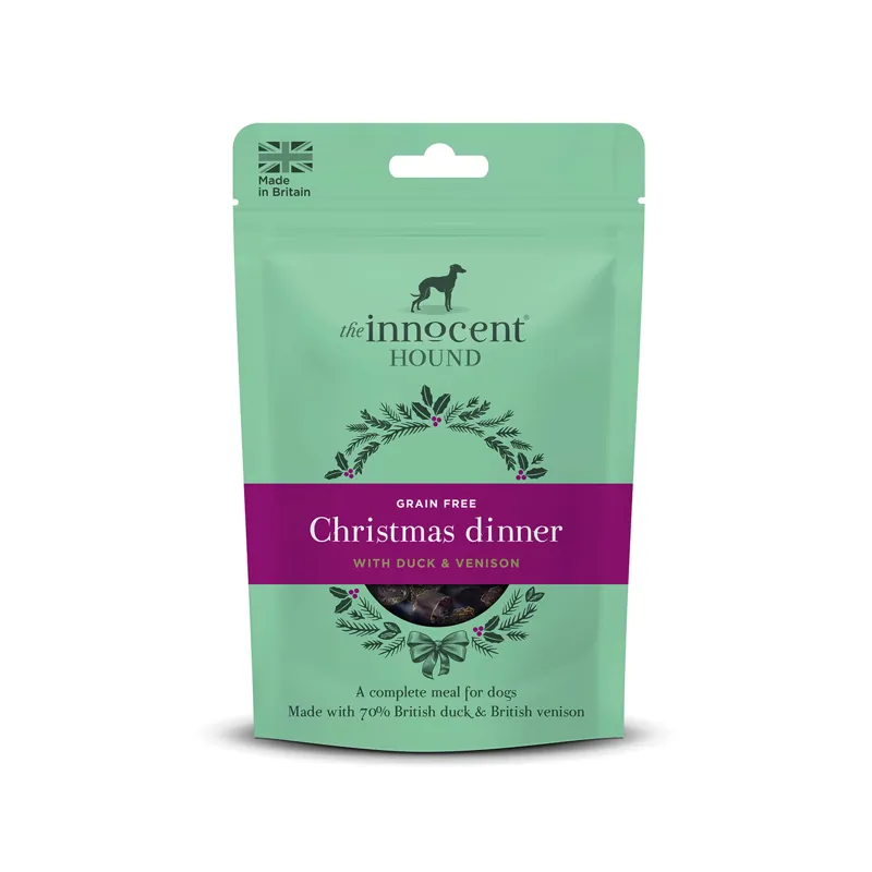 The Innocent Hound Christmas Dinner Feast in Green