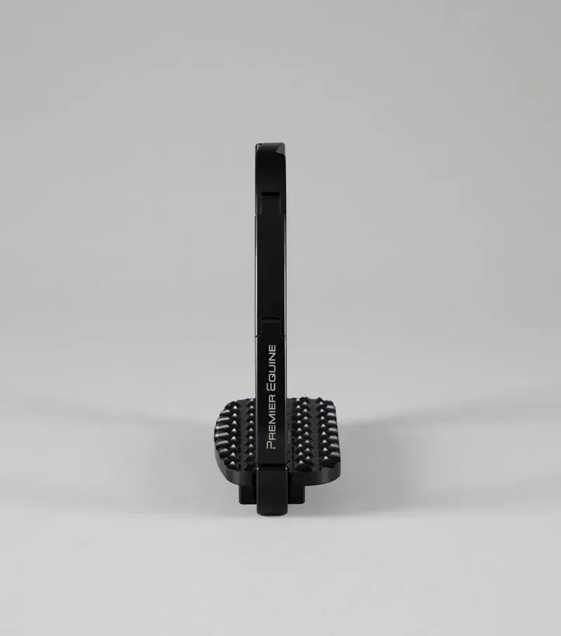 Premier Equine 4.75 / 12cm Intego Duo Safety Stirrups in Black-2