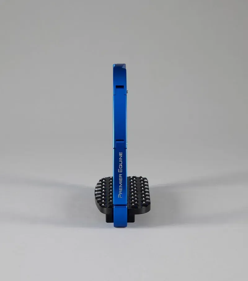 Premier Equine 4.75 / 12cm Intego Duo Safety Stirrups in Blue-2