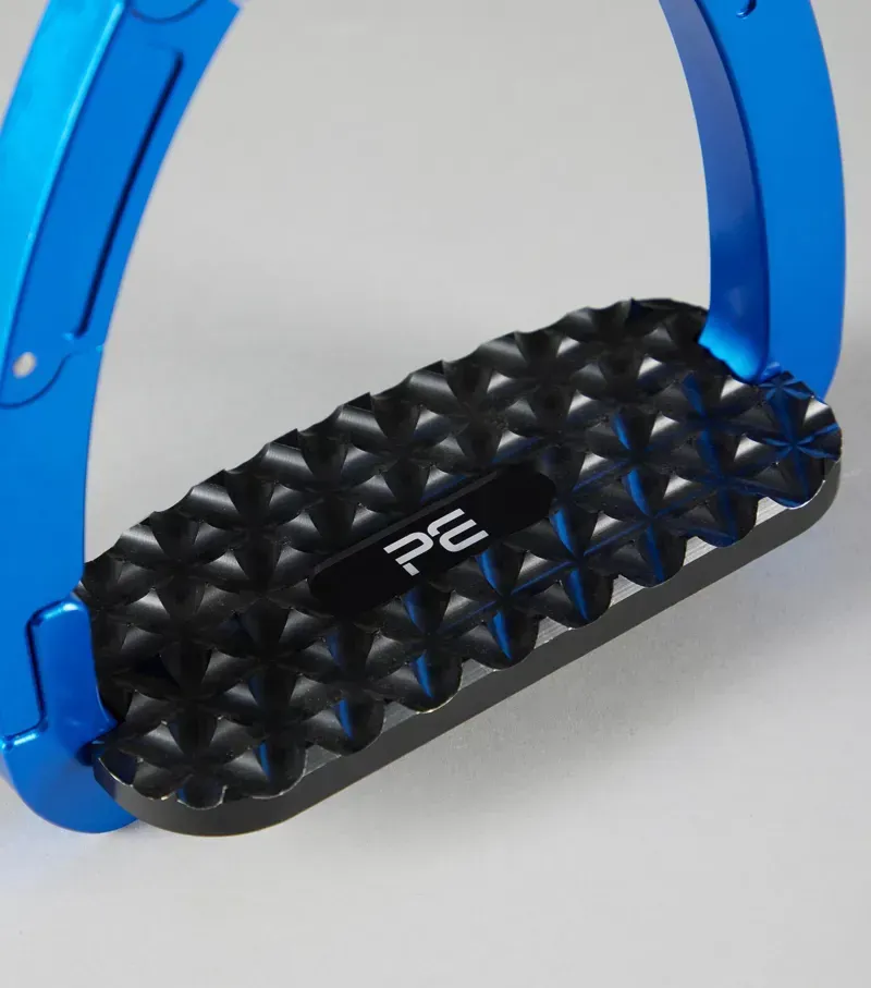 Premier Equine 4.75 / 12cm Intego Duo Safety Stirrups in Blue-3