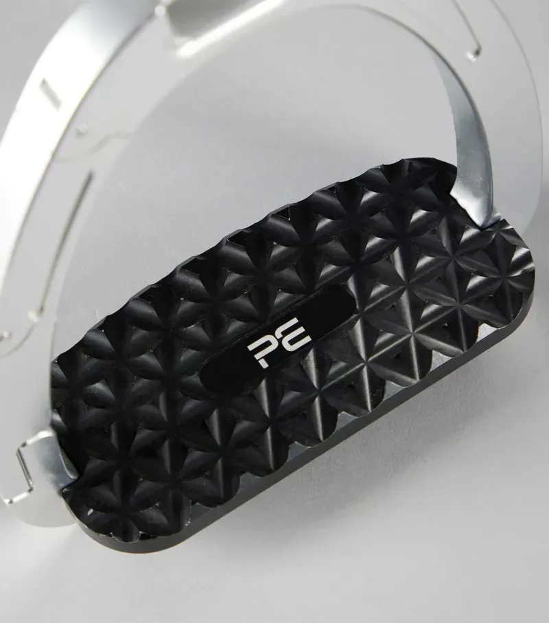 Premier Equine 4.75 / 12cm Intego Duo Safety Stirrups in Silver-3