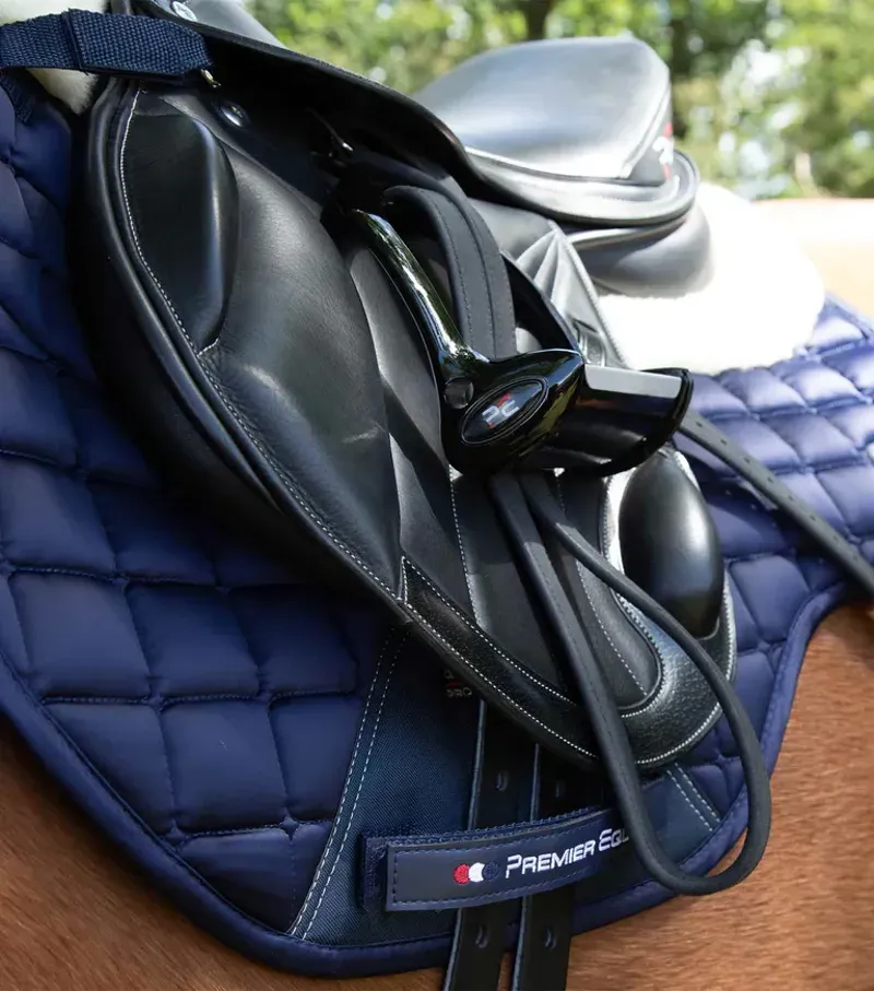 Premier Equine 4.75/12cms Jopollo Aluminium Performance Stirrups in Black-1