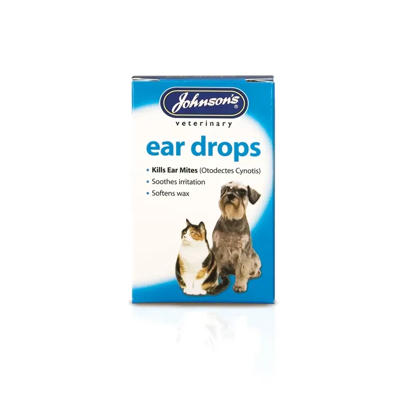 Johnson's Veterinary 15ml Ear Drops in Blue