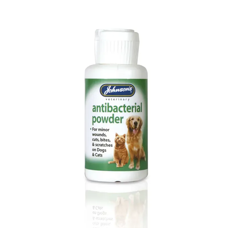 Johnson's Veterinary 20g Antibacterial Wound Powder in Green
