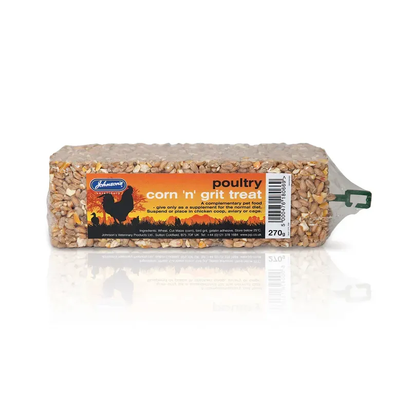 Johnsons Veterinary 270 gm Poultry Corn nGrit Treat