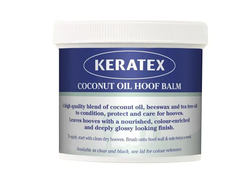 Keratex 400g Coconut Oil Hoof Balm in Clear