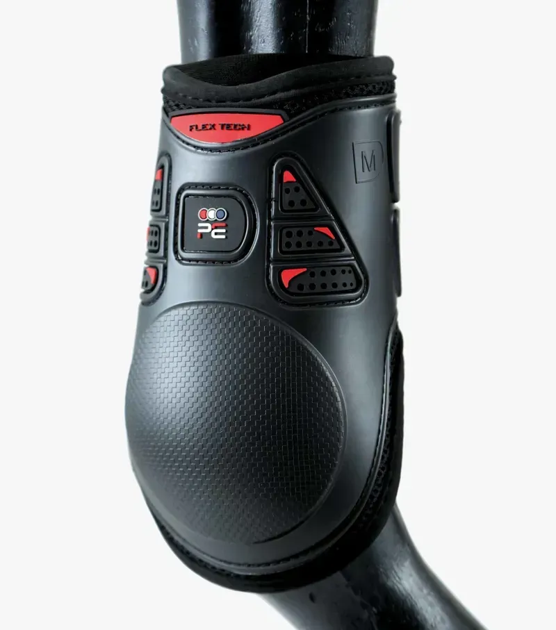 Premier Equine Kevlar Airtechnology Fetlock Boots in Black-4