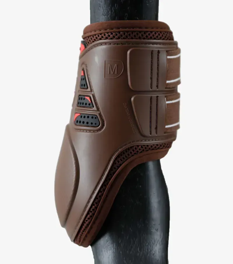 Premier Equine Kevlar Airtechnology Fetlock Boots in Brown-2