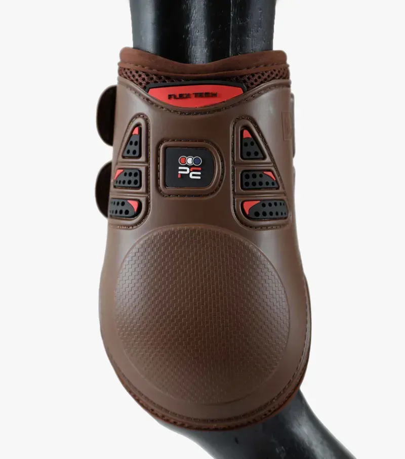 Premier Equine Kevlar Airtechnology Fetlock Boots in Brown-1