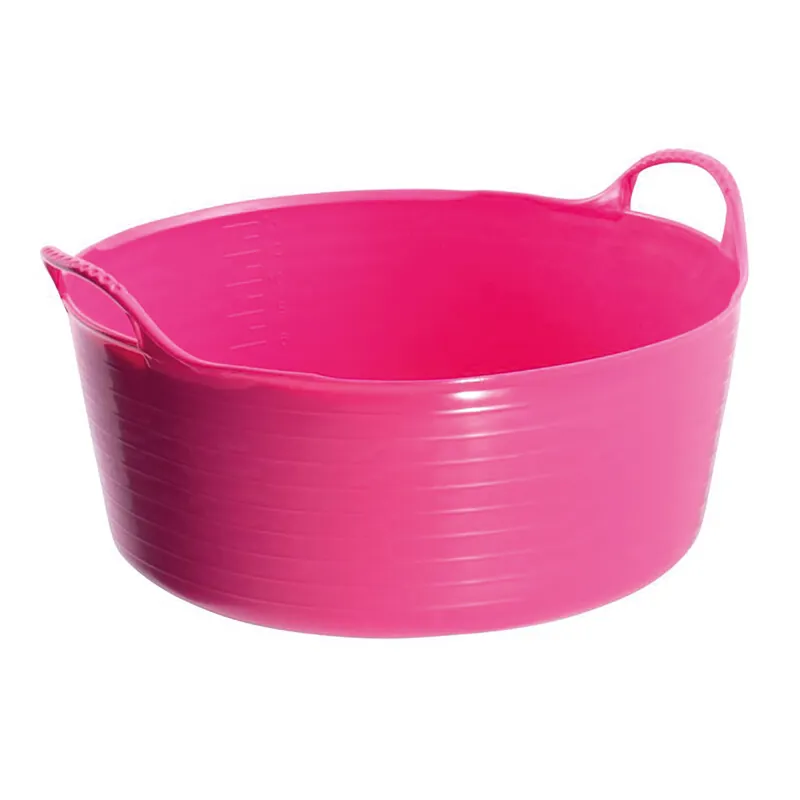 Faulks and Cox Red Gorilla Small Flexible Shallow Tubtrug in Pink