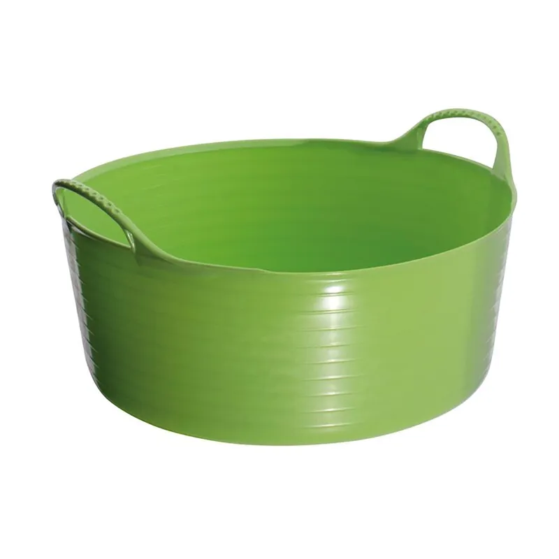 Faulks and Cox Red Gorilla Small Flexible Shallow Tubtrug in Pistachio
