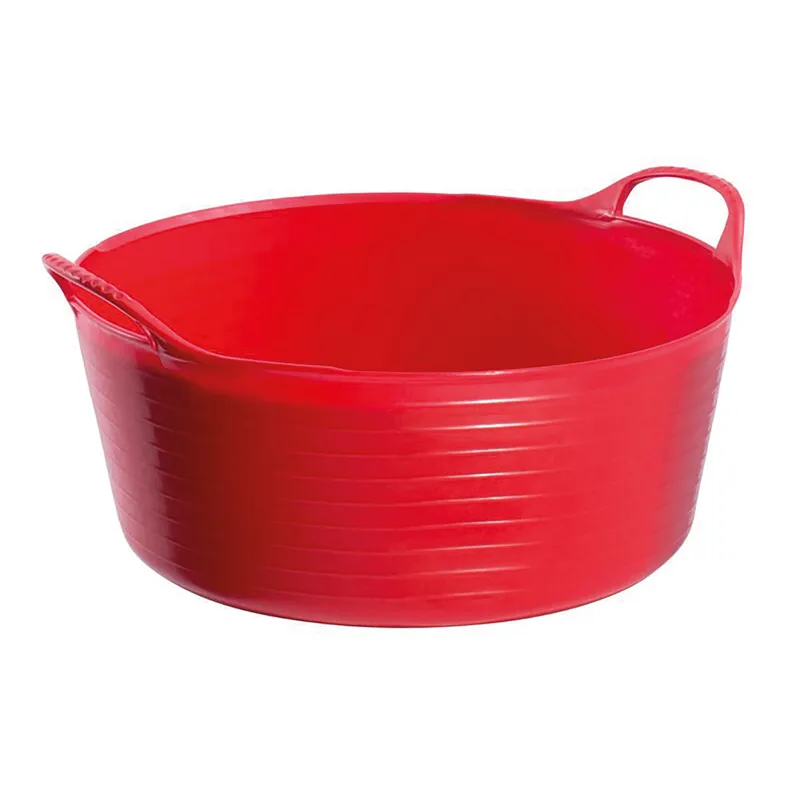 Faulks and Cox Gorilla Small Shallow Flexible Tubtrug in Red