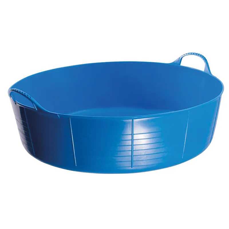 Faulks and Cox Red Gorilla Large Shallow Tubtrug in Blue