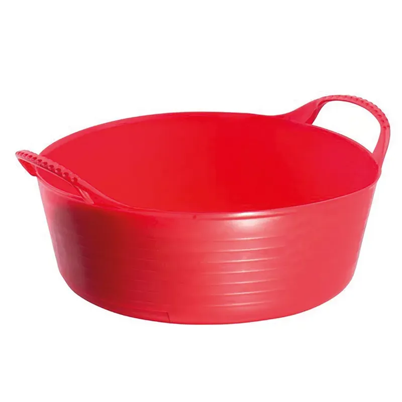 Red Gorilla Mini Shallow Flexible Tubtrug in Red