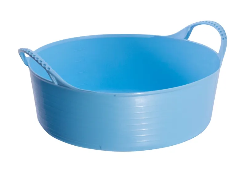 Faulks & Cox Red Gorilla Mini Flexible Shallow Tubtrug In Blue