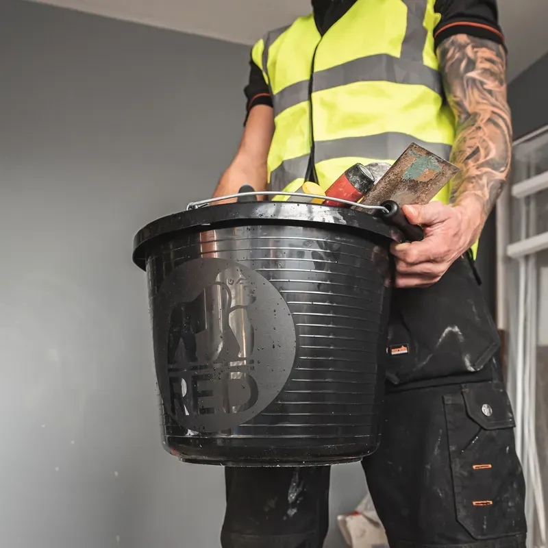 Red Gorilla Premium Bucket in Black