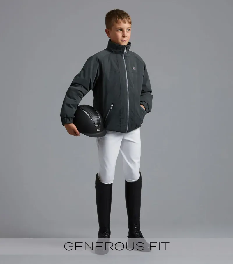 Premier Equine Junior Pro Rider Unisex Riding Jacket in Anthracite Grey-1