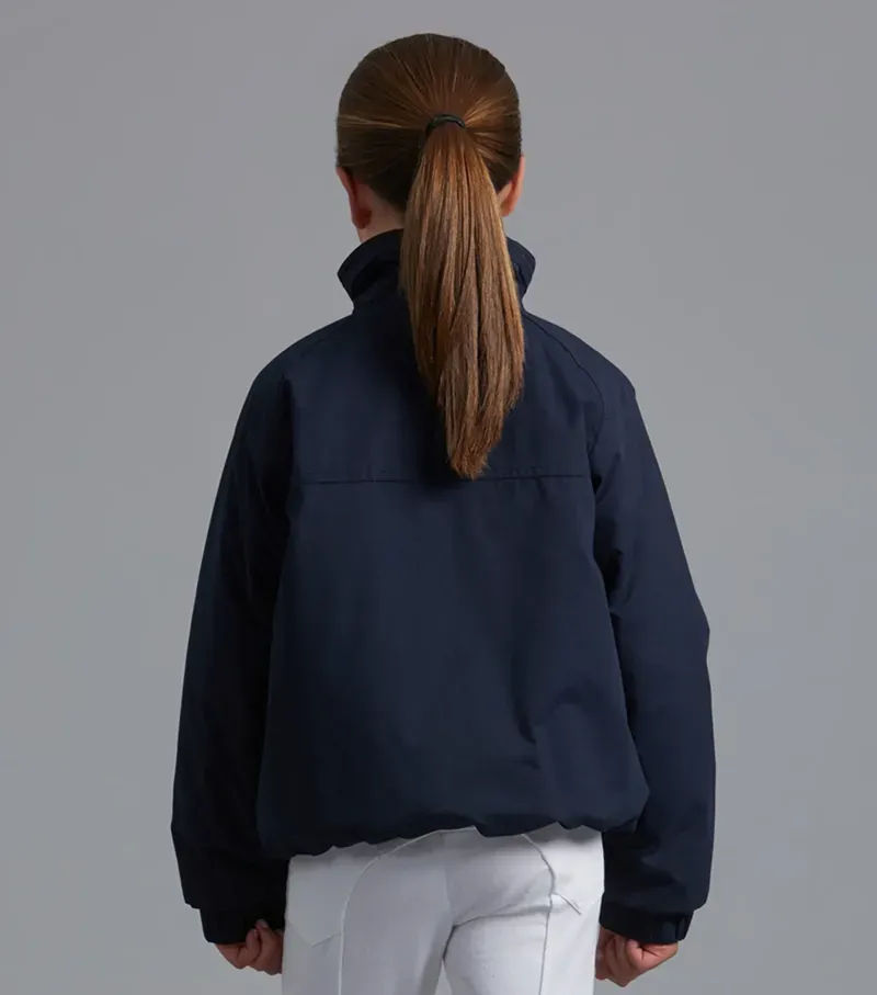 Premier Equine Junior Pro Rider Unisex Riding Jacket in Navy-2