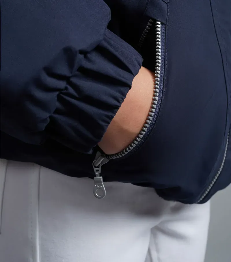 Premier Equine Junior Pro Rider Unisex Riding Jacket in Navy-5