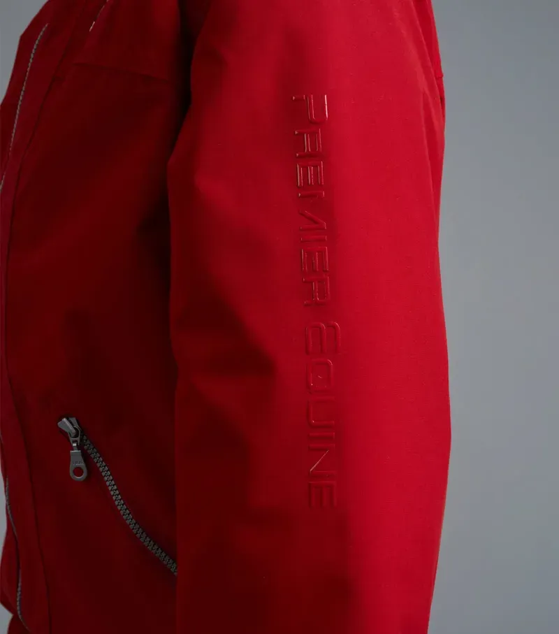 Premier Equine 5-6 years Junior Pro Rider Unisex Riding Jacket in Red-4