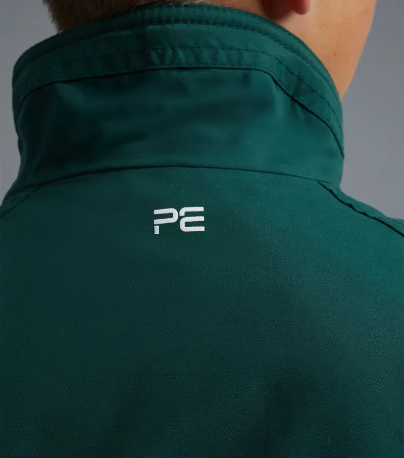 Premier Equine Junior Pro Rider Unisex Riding Jacket in Green-3