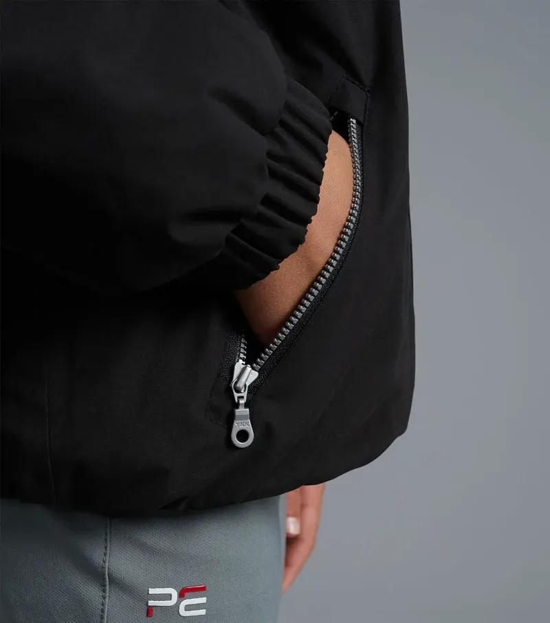 Premier Equine Junior Pro Rider Unisex Riding Jacket in Black-5
