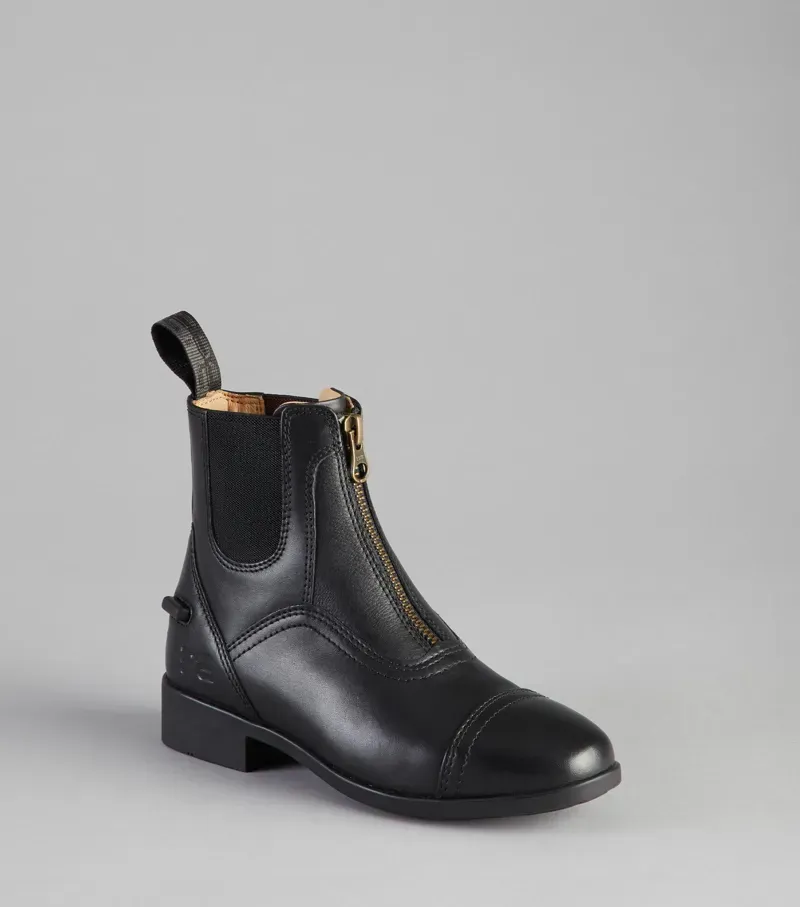 Premier Equine Virtus Leather Paddock Boots in Black