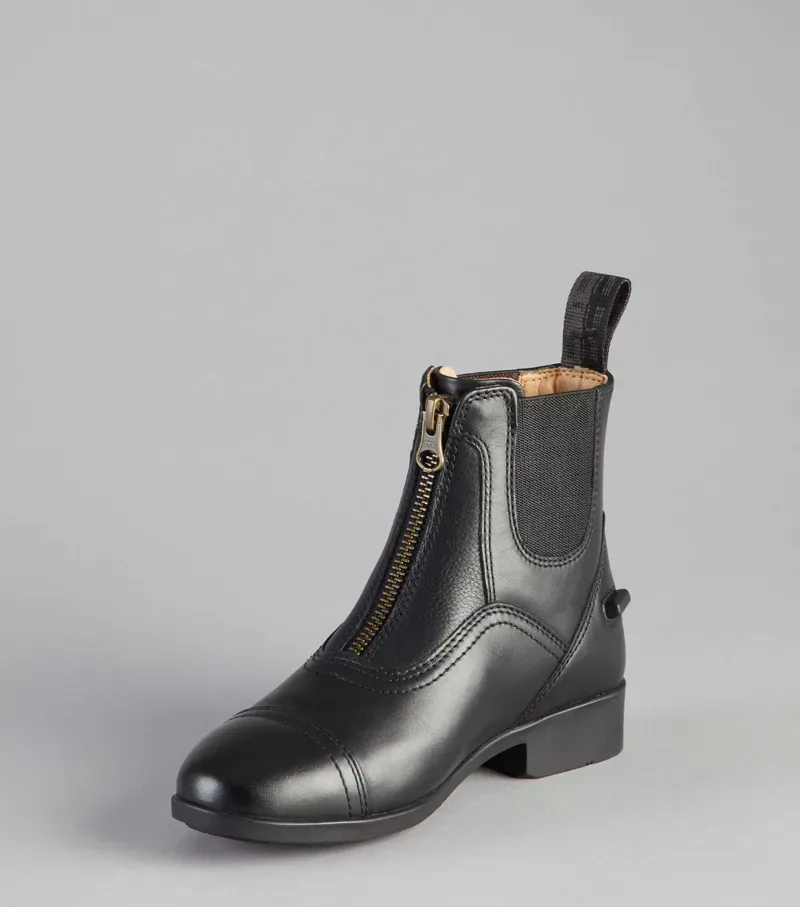 Premier Equine Virtus Leather Paddock Boots in Black-3