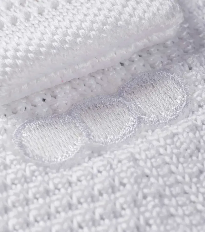 Premier Equine Gents Knitted Tie in White-4