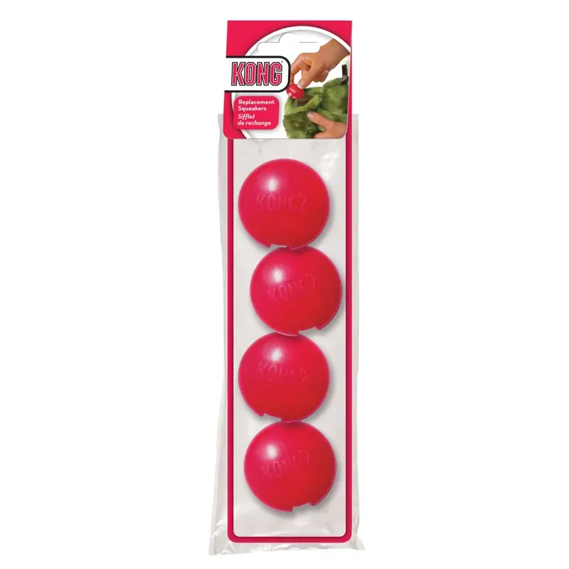 Kong Dr Noys Spare XL Squeakers in Red