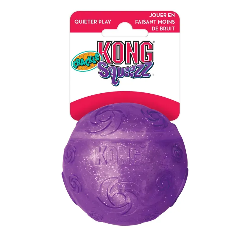 Kong Squeezz Crackle Ball Large Dog Toy in Assorted-1