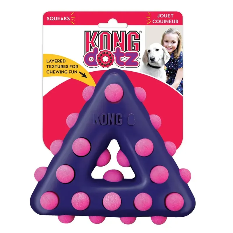 Kong Large Dotz Triangle Toy
