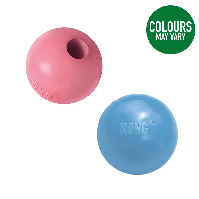Kong Puppy Ball - ASSORTED Denim PinstripeK BlueE Small
