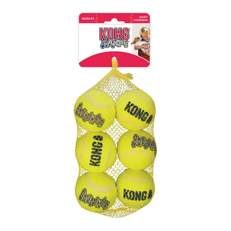 Kong SqueakAir Ball Medium 6 Pack Balls