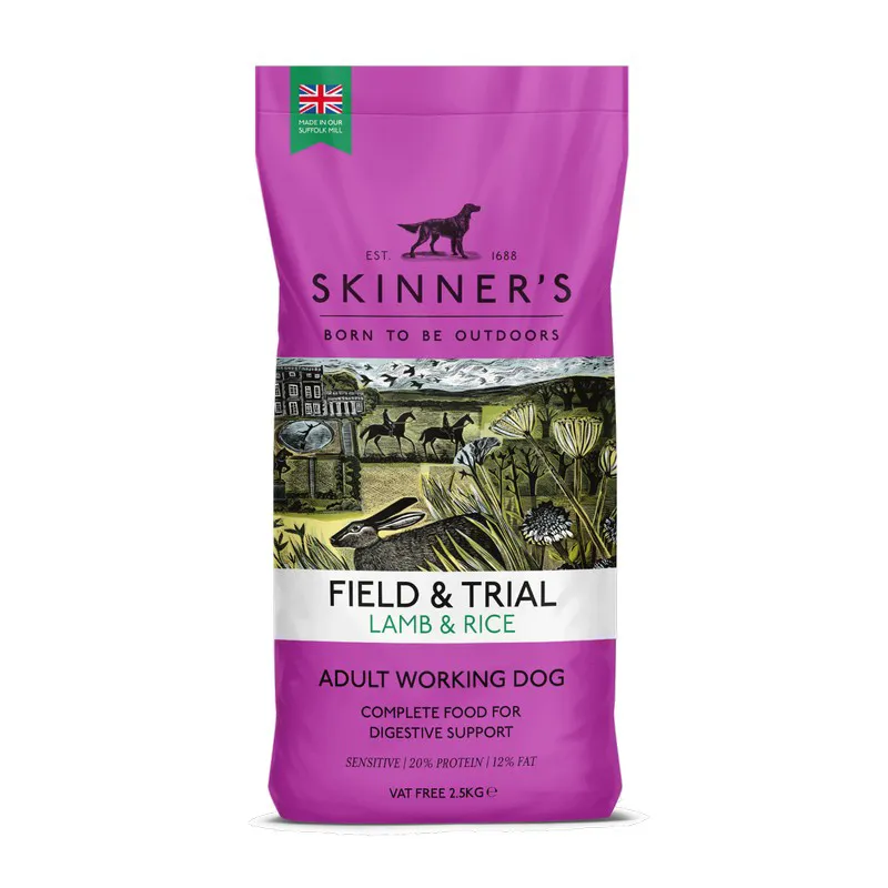 Skinners Field and Trial Lamb and Rice 2.5kg