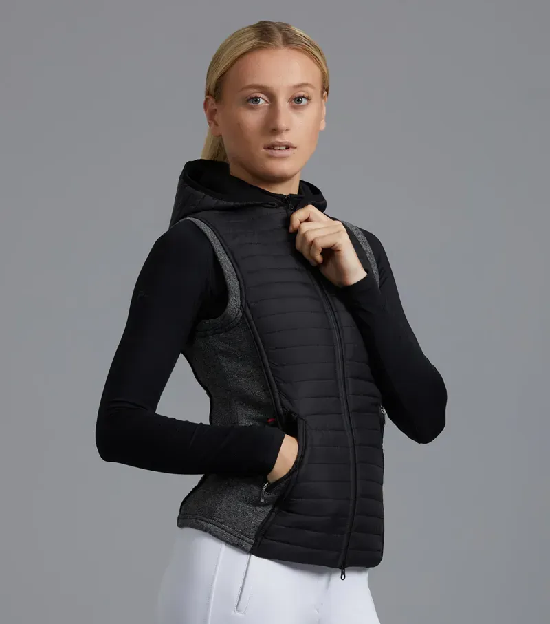 Premier Equine Ladies Lamera Hybrid Technical Riding Gilet in Navy