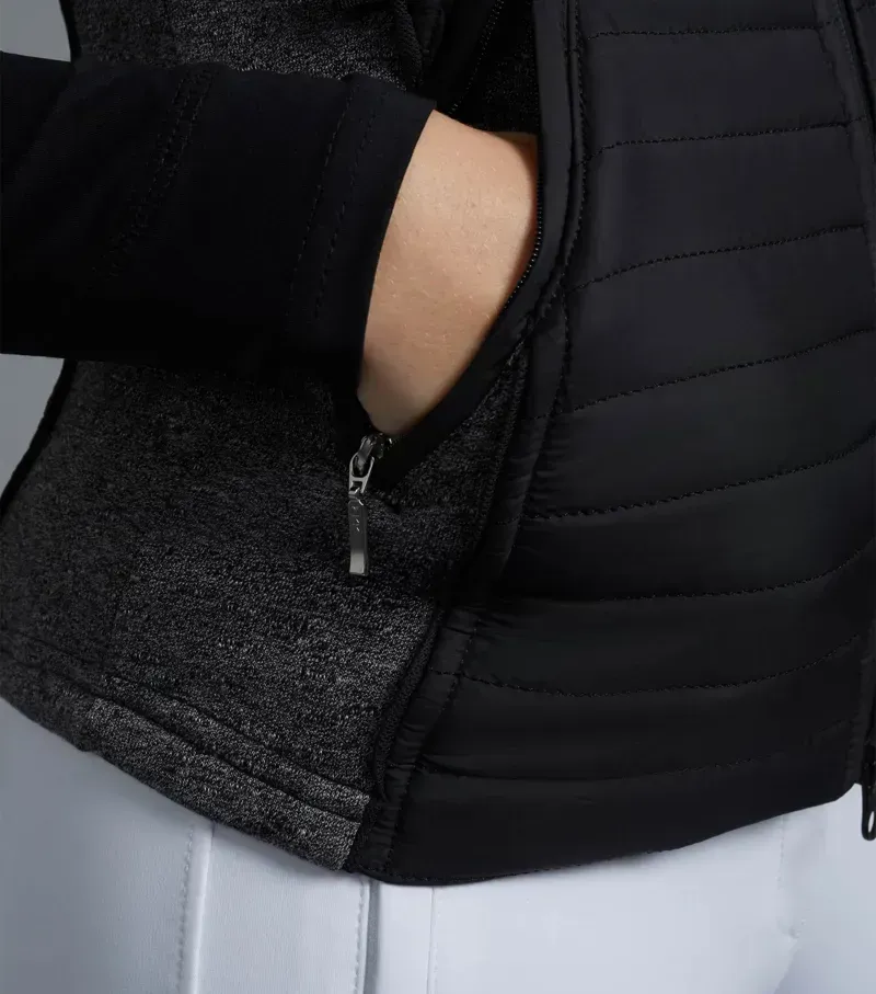 Premier Equine Ladies Lamera Hybrid Technical Riding Gilet in Navy-3