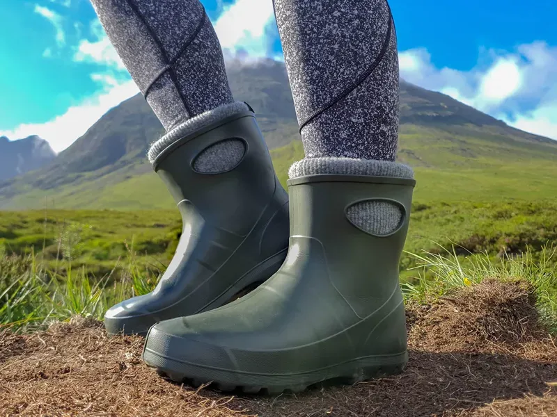 Leon Boots Garden Ankle Ultralite Boots - GREEN