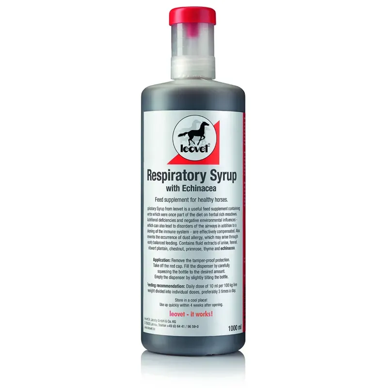 Leovet 1l Respiratory Syrup in Brown